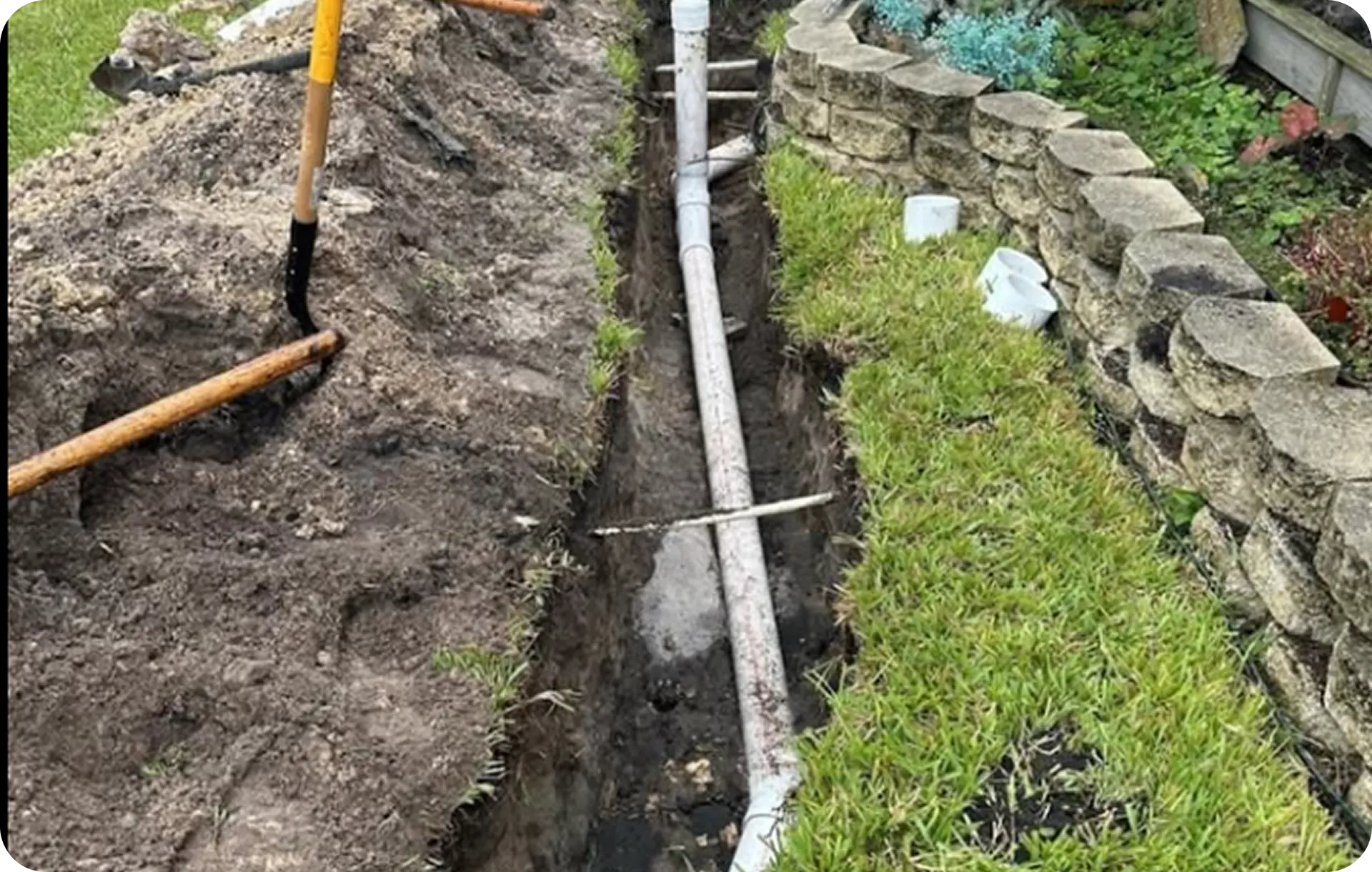 Under-slab tunneling for pipe access by Speedy Piper Company